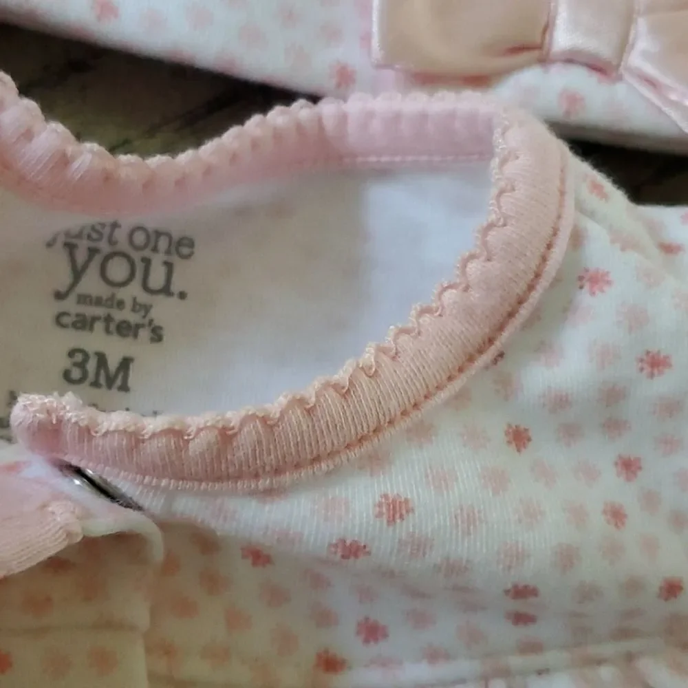 3 month 3 piece set baby girl. By Carters. NWOT